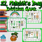 St. Patrick's Day Grade 3 to 6 Math Division Matching Game