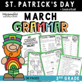 St. Patrick's Day Grammar 3rd Grade Worksheets and Morning