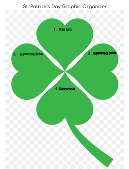 Preview of St. Patrick's Day Graphic Organizer