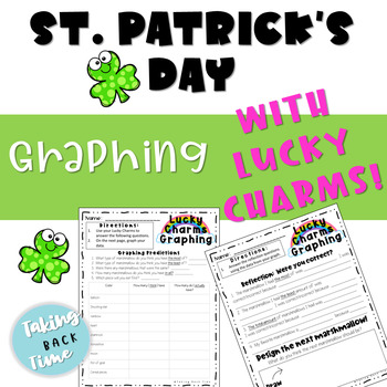 Preview of St. Patrick's Day Lucky Charms Graphing Activity