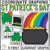 St. Patrick's Day Graphing | First Quadrant Math Activity