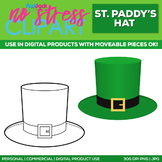 St. Patrick's Day Hat Clipart Single | Digital Use Ok!