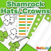St Patrick's Day Hat or Crown with Shamrock! A fun Shamroc