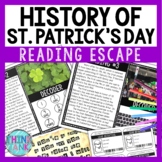 St. Patrick's Day History Reading Comprehension and Puzzle
