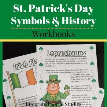 Preview of St. Patrick's Day History & Symbols Workbooks