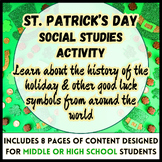 St. Patrick's Day Lesson for Middle Or High School With Wr