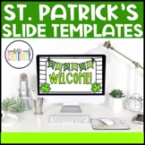 St. Patrick's Day Holiday Google Slides Template | Distanc