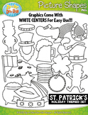 St. Patrick's Day Picture Shapes Clipart {Zip-A-Dee-Doo-Da