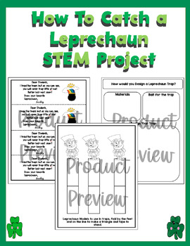 Preview of St. Patrick's Day: How to Catch a Leprechaun STEM and Writing Activity