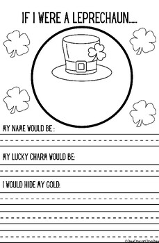 Preview of St. Patrick's Day- If I Were a Leprechaun- SAMPLE FREEBIE!