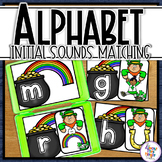 St Patrick's Day Initial Sound & Alphabet Matching Activity