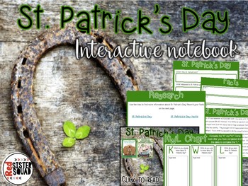 Preview of St. Patrick's Day Interactive Notebook close read