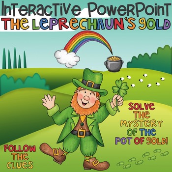 Preview of St. Patrick's Day Interactive Power Point The Leprechaun's Gold
