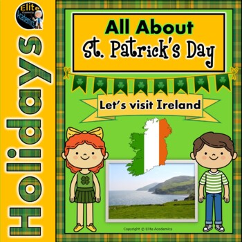 Preview of St. Patrick's Day UNIT: PowerPoint, Reading, Vocabulary, Writing, Test