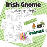 St. Patrick's Day Irish Gnomes Coloring Pages | Printable 