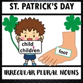 St Patrick's Day Irregular Plural Nouns Worksheet Activity