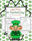St. Patrick's Day-Just Print!