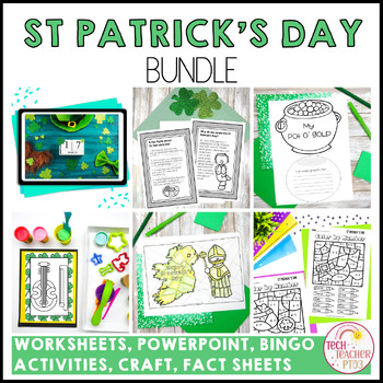 Preview of St Patrick's Day K-2 Activities Bundle