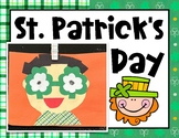 St. Patrick's Day Kid Craft with Shamrock Glasses