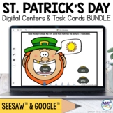 St. Patrick's Day Kindergarten Digital Centers for Seesaw™