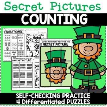 Preview of St. Patrick's Day Kindergarten Math Activity