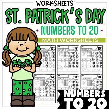 Preview of St. Patrick’s Day Kindergarten Activities + Worksheets Bundle