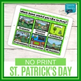 No Print St. Patrick's Day Language & Articulation Games