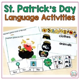 St. Patrick's Day Language Building Yes or No, Preposition