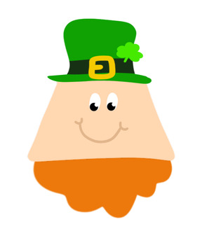 Preview of St. Patrick's Day Leprechaun Cuties | 2D Shapes Clip Art