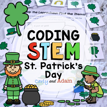 Preview of St. Patrick's Day Leprechaun Unplugged Coding Activity