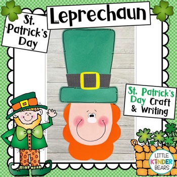 Preview of St. Patrick's Day | Leprechaun | Craft & Poem with Writing Activities