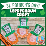 St. Patrick's Day Leprechaun Craft! Printable