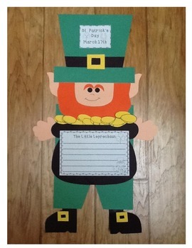 St. Patrick's Day Leprechaun Craftivity by Janet Rainey | TPT