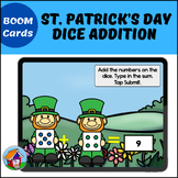St. Patrick's Day Leprechaun Dice Addition BOOM™ Cards