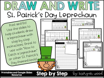 Preview of St. Patrick's Day Leprechaun Draw and Write (How to Catch a Leprechaun)