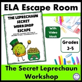 St. Patrick's Day Leprechaun Escape Room ELA Close Reading