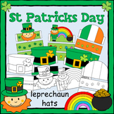 St Patrick's Day Leprechaun Hat Headbands Craft - No Prep 