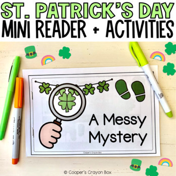 Preview of St. Patrick's Day | Leprechaun Mess | Mini Emergent Reader and Activities