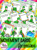 St Patrick's Day Leprechaun Movement Cards for Brain Break