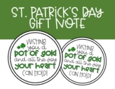 St. Patrick's Day Leprechaun Note