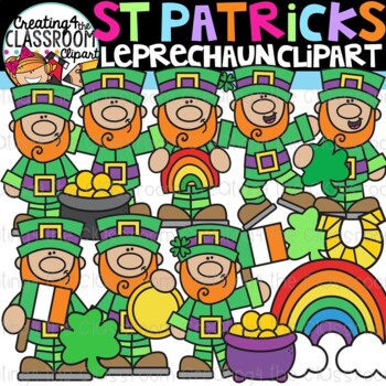 Preview of St. Patrick's Day Leprechauns Clipart (St. Patrick's Day Clipart)