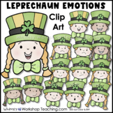 St. Patrick's Day Leprechauns EMOTIONS Clip Art Collection