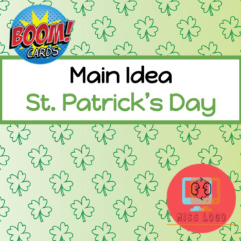 Preview of St. Patrick's Day Leprechauns Ireland Main Idea Boom Cards™️ Speech Therapy