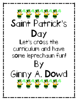 Preview of St. Patrick's Day! Let's Cross the Curriculum and have some fun!