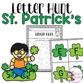 St Patrick's Day Letter Hunt Write the Room Worksheets
