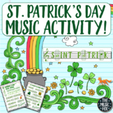 St. Patrick's Day Letter/Music Note Fill-Ins (Treble/Bass Clef)