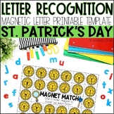 St. Patrick's Day Letter Recognition Activity Magnetic Let