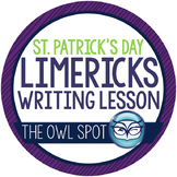 St. Patrick's Day Limerick Writing Lesson and Craftivity -