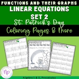 St. Patrick’s Day – Linear Equations Set 2 | COLORING PAGE