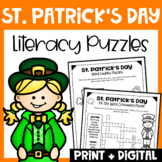 St. Patrick's Day Literacy Activities: Fun Literacy Puzzle